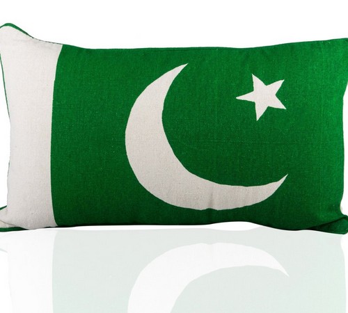 Pakistan Flag Pillow for Home