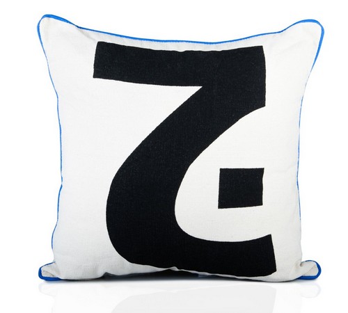 White Black Pillow for Home