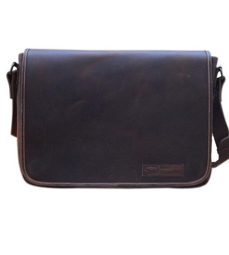 Dark Brown Shoulder Bag for Men